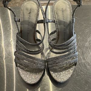 Ladies size 6 dressy strappy heels